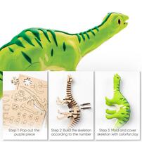 Robotime 3D Puzzle Clay Brontosaurus