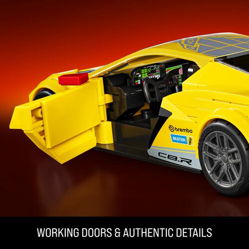 Mattel Brick Shop Hot Wheels Speed Series Corvette C8.R