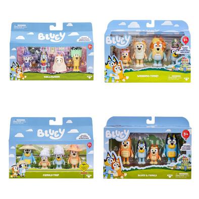 Bluey S11 Figure 4 Pack - Assorted