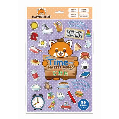 Master Momo Learn Time With Master Momo Magnetic Board