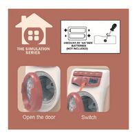 My Little Home Washing Machine - Light and Sound (Beige)