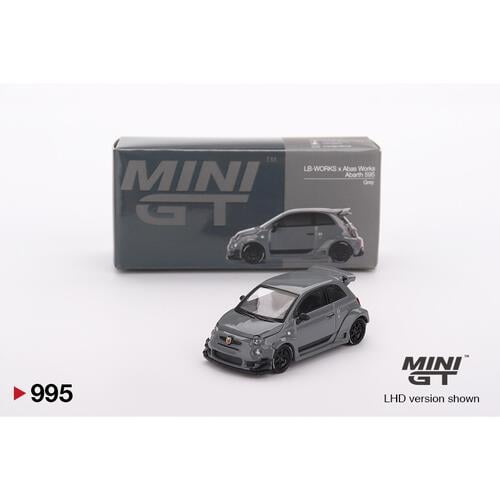 Mini GT Abarth 595 LB-WORKS x Abas Works Grey