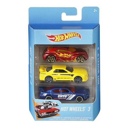 Hot Wheels Basic Car 3 Pack - Assorted