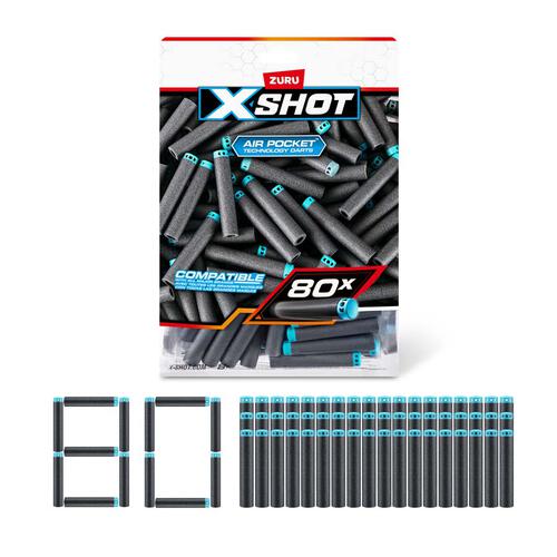 X-Shot Excel Darts Refill Pack (80 Darts)