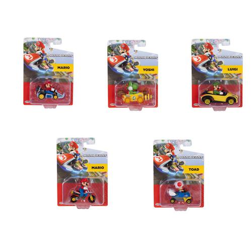 Super Mario Kart Racers Vehicle W6 - Assorted (1 Pc)