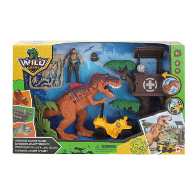Wild Quest Dino Treehouse Assault Playset