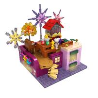 Peanuts Building Blocks Night Light - Rooftop After Dark (Fireworks)