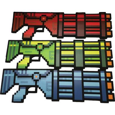 Wing Fung Pixel Long Blaster With Light And Sound - Assorted