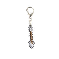 Minecraft Metal Keychains 6 Pcs Pack)