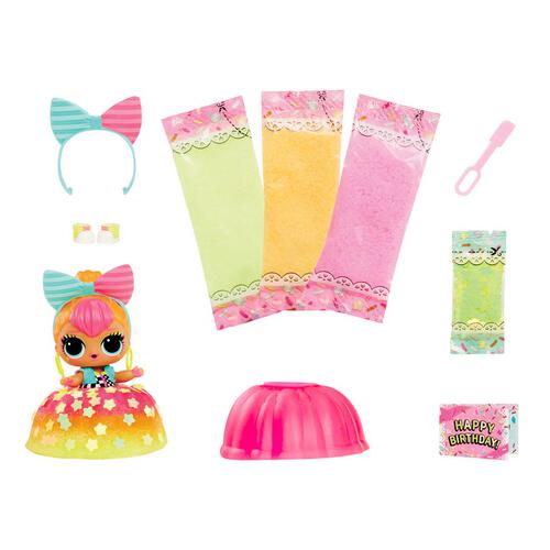 L.O.L. Surprise Mix & Make Birthday Cake with Doll & Accessories