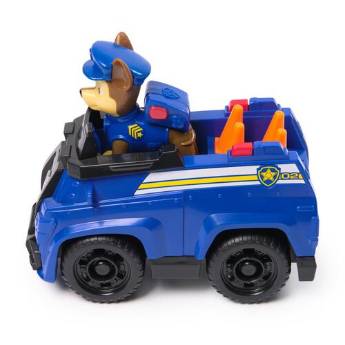 Paw Patrol Basic Vehicle - Chase's Police Truck with Figure