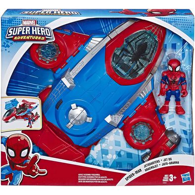 Playskool Heroes Marvel Super Hero Adventures Spider-Man Jetquarters