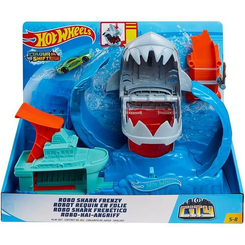 Hot Wheels GJL12 Robo Shark Frenzy Play Set
