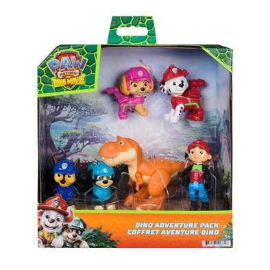 Paw Patrol The Dino Movie Adventure Pack With 6 Collectible Figures