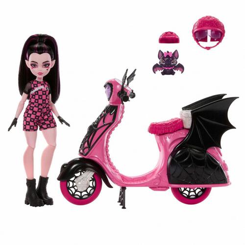 Monster High Doll Draculaura with Scooter Playset