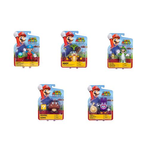 Super Mario Action Figure W49 - Assorted (4 Inches) 1 Pc