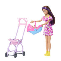 Barbie Skipper Babysitters + Charms Stroller
