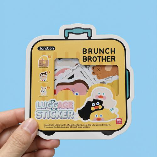 Brunch Brother Luggage Stickers