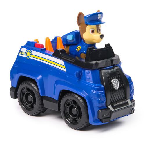 Paw Patrol Basic Vehicle - Chase's Police Truck with Figure
