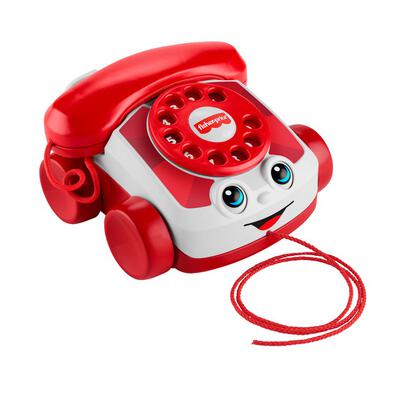 Fisher-Price Infant Ruby Red Chatter Phone 80th Anniversary