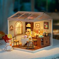 Robotime Rolife Super Creator Sweet Sips Tea Plastic DIY Miniature House