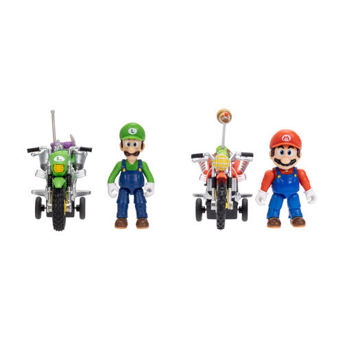 The Super Mario Galaxy Movie Pull Back Racer with Figure - Assorted