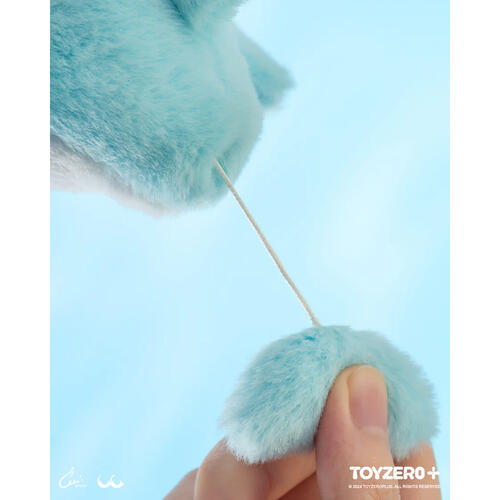 Lulu The Piggy Ocean Series Lulu Shark Plush Keychain