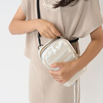 playpop Puffar&eacute; x playpop Inflatable Fashion Pouch - Pearl White