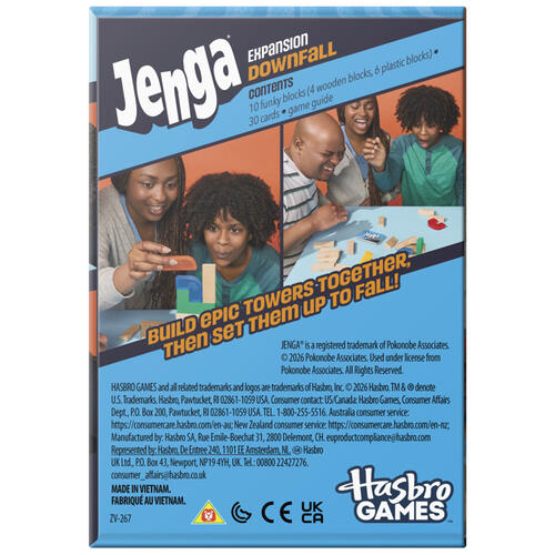 Hasbro Gaming Jenga Expansion Downfall