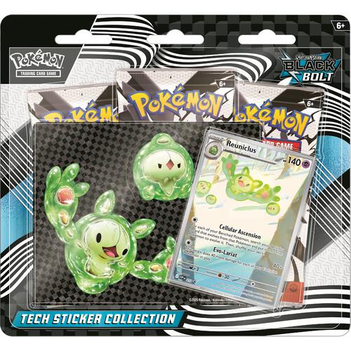Pokemon TCG: Scarlet & Violet&mdash;Black Bolt Tech Sticker Collection