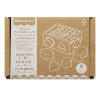 Fisher Price Wood Flexi Shape Sorter