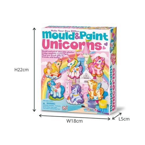 4M Unicorn Mould & Paint Crafts