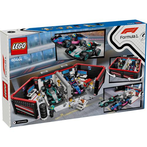 LEGO City F1 Garage & Mercedes-AMG & Alpine Cars 60444
