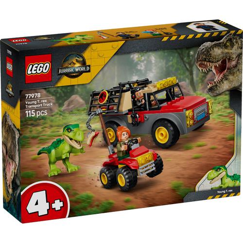 LEGO Jurassic World Young T. Rex Transport Truck 77978