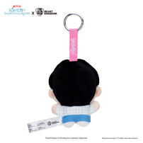 KPop Demon Hunters Flat Plush Keychain - Saja Boys Jinu (Soda Pop Version)