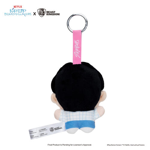 KPop Demon Hunters Flat Plush Keychain - Saja Boys Jinu (Soda Pop Version)