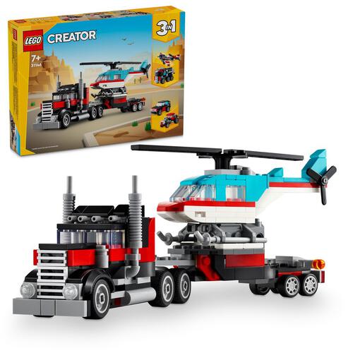 LEGO Creator Flatbed Truck with Helicopter 31146