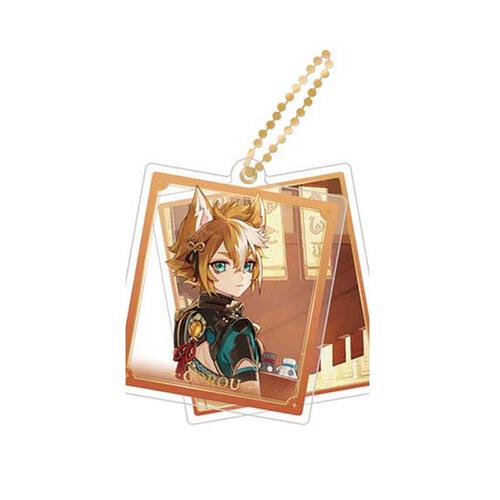 Genshin Impact Double Acrylic Keychain -Gorou (Inazuma Theme)