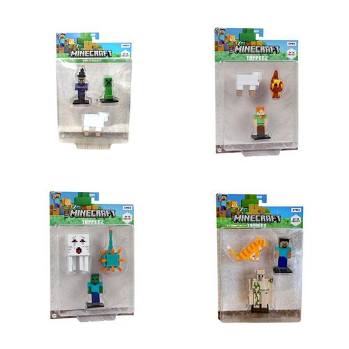 Minecraft 3D Toppeez 3 pack blister - Assorted