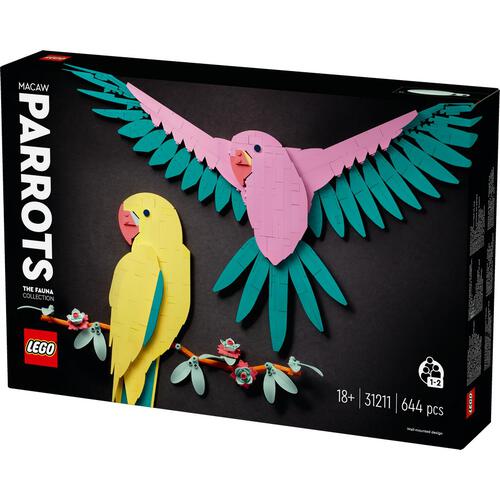 LEGO Creator The Fauna Collection – Macaw Parrots 31211