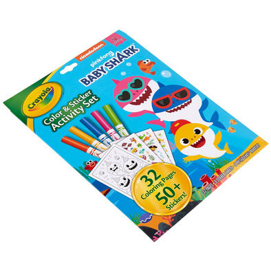 Crayola Color & Sticker Book Baby Shark