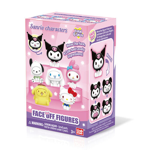 Sanrio Face Off Figures Blind Box - Assorted