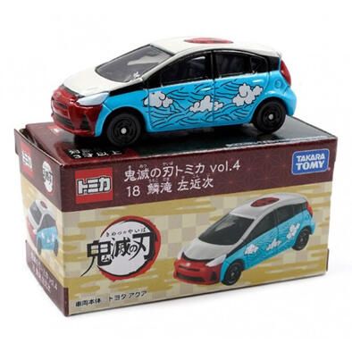 Tomica Dream Toyota Aqua Demon Slayer Vol.4 18 Sakonji Urokodaki Asia Version Diecast Scale Model Car