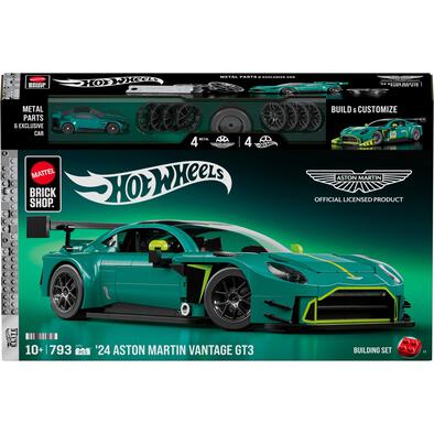 Mattel Brick Shop Hot Wheels Elite Series Aston Martin Vantage Gt3