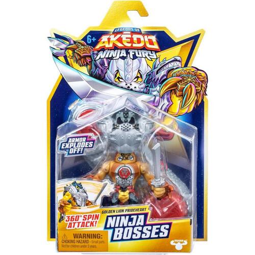 Akedo S7 W2 Ninja Bosses Golden Lion Prideheart