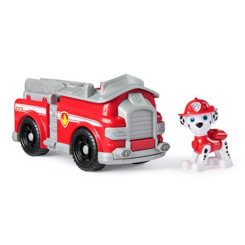 Paw Patrol Basic Vehicle - Marshall's Fire Truck with Figure