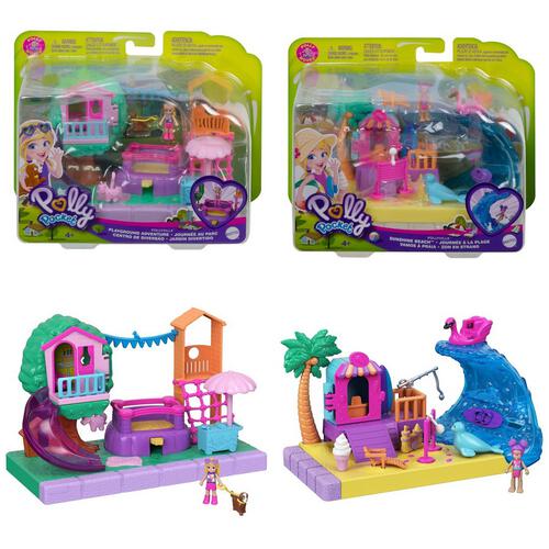 Polly Pocket Pollyville Outdoor - Assorted