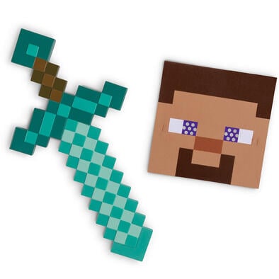 Minecraft Sword And Mask Set