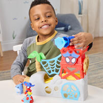 Marvel Spidey and his Amazing Friends Toys Water-Webs Spidey Island