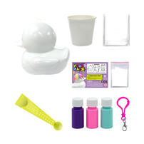 Pour PalZ Paint Rubber Duck Keyring - Assorted (1 Pc)